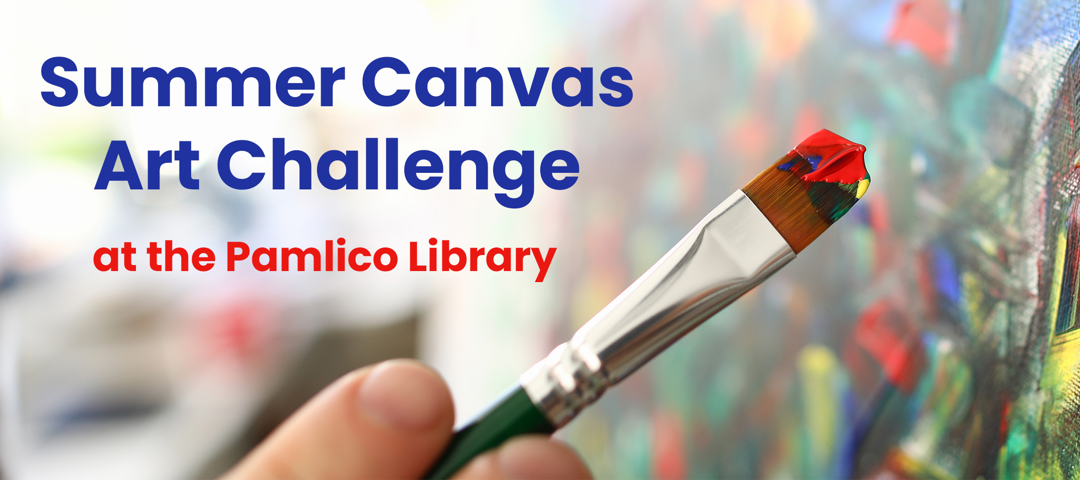 summer canvas art challenge banner