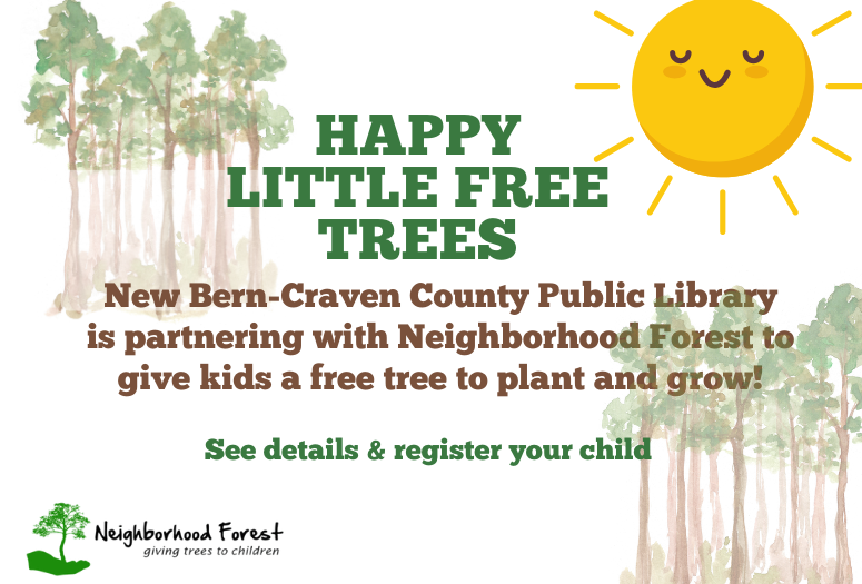 Free Trees at New Bern Button