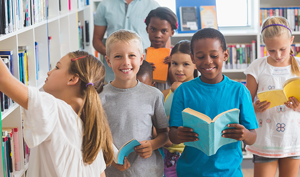 Kids at Library