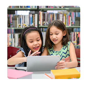 Kids on a computer